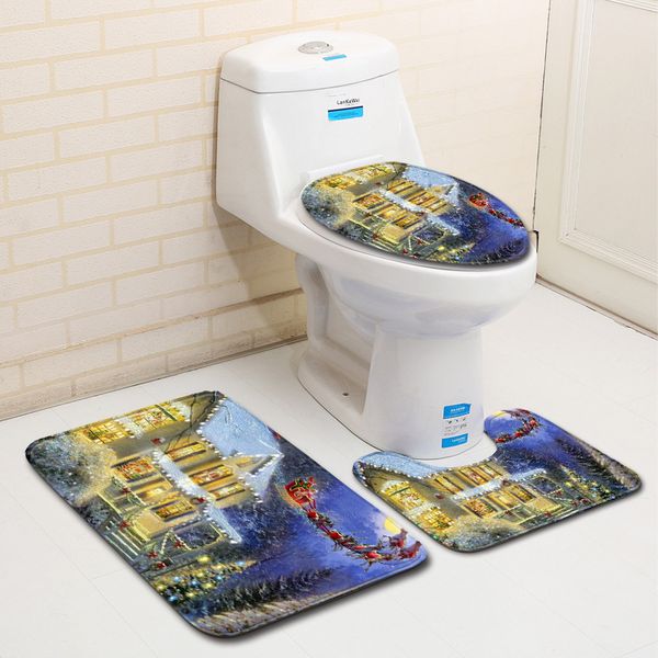 t anti slip bath mats 3pcs/lot christmas accessories for bathroom water absorption toilet mat set eco-friendly carpet home decor
t anti slip bath mats 3pcs/lot christmas accessories for bathroom water absorption toilet mat set eco-friendly carpet home decor