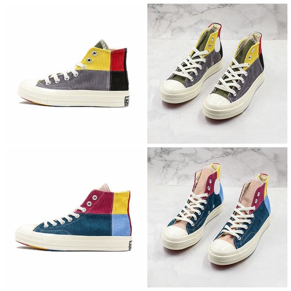 2020 convas spring stitching colours casual shoes high fashion platform canvas sports shoes designer shoe men women leisure sneaker with box, Black
2020 convas spring stitching colours casual shoes high fashion platform canvas sports shoes designer shoe men women leisure sneaker with box, Black