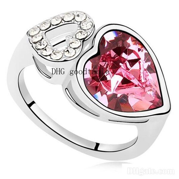 cluster rings wedding rings for women double heart rings elegant design jewelry made with crystals from swarovski elements 13145, Golden;silver
cluster rings wedding rings for women double heart rings elegant design jewelry made with crystals from swarovski elements 13145, Golden;silver