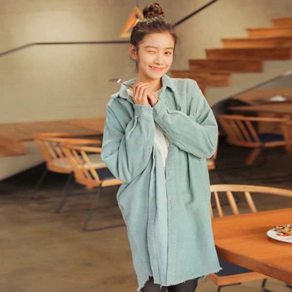 autumn jacket women 2019 korean casual oversized boyfriend style frayed tassel corduroy long shirt jacket jaqueta feminina c77, Black;brown
autumn jacket women 2019 korean casual oversized boyfriend style frayed tassel corduroy long shirt jacket jaqueta feminina c77, Black;brown