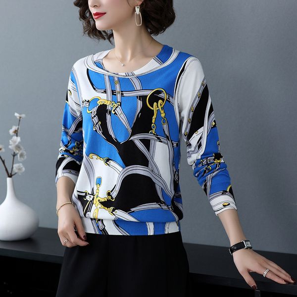elegant sweater women casual fashion loose women sweaters and pullovers luxury knitted printed knitwear jumper sueter mujer, White;black
elegant sweater women casual fashion loose women sweaters and pullovers luxury knitted printed knitwear jumper sueter mujer, White;black