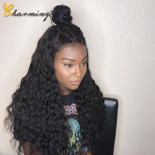 charming water wave wigs for black women long black natural density daily use wig heat resistant synthetic lace front wig
charming water wave wigs for black women long black natural density daily use wig heat resistant synthetic lace front wig