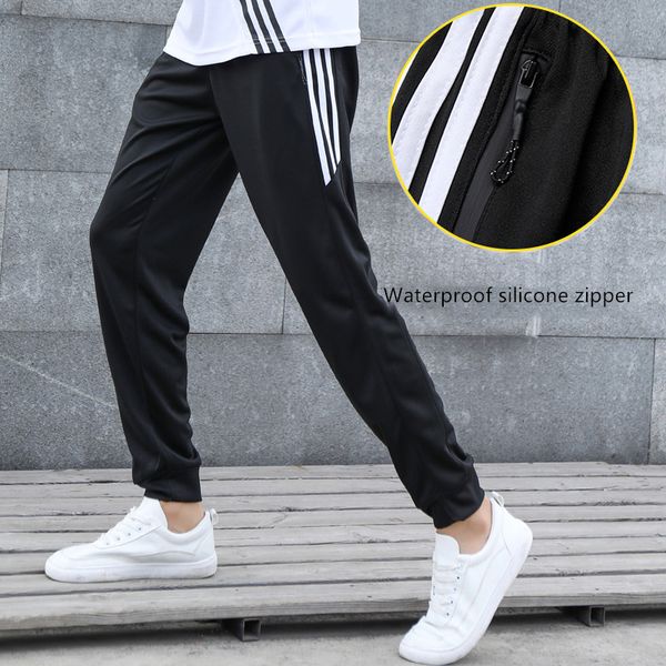men's sports running trousers zipper basketball football pants training sports pants elastic leggings jogging fitness trousers, Black;blue
men's sports running trousers zipper basketball football pants training sports pants elastic leggings jogging fitness trousers, Black;blue