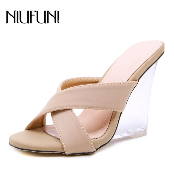 wedges fluorescence women's slippers crystal peep toe transparent woman sandals 11cm high heels casual slides shoes for women, Black
wedges fluorescence women's slippers crystal peep toe transparent woman sandals 11cm high heels casual slides shoes for women, Black