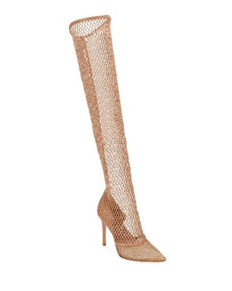 summer new mesh elastic cloth fashion boots super high heel stiletto pointed toe over the knee boots sleeve knight boots large size 42 women, Black
summer new mesh elastic cloth fashion boots super high heel stiletto pointed toe over the knee boots sleeve knight boots large size 42 women, Black