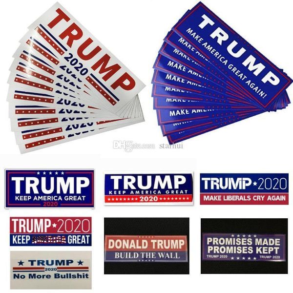 10pcs set donald trump 2020 car stickers bumper sticker keep make america great decal for car styling vehicle paster 7.6*22.9cm wx9-1387
10pcs set donald trump 2020 car stickers bumper sticker keep make america great decal for car styling vehicle paster 7.6*22.9cm wx9-1387