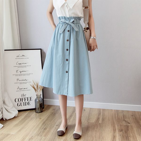 AprilGrass Brand High Waist Midi Skirts Solid Pockets A-Line Casual Ladies Bottoms Trendy Female Skirts With Sashes Hot New For Women
AprilGrass Brand High Waist Midi Skirts Solid Pockets A-Line Casual Ladies Bottoms Trendy Female Skirts With Sashes Hot New For Women