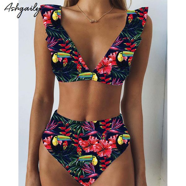 ashgaily high waist bikini 2018 ruffle swimwear women swimsuit push up bikini set polka dot bathing suit swim beach wear
ashgaily high waist bikini 2018 ruffle swimwear women swimsuit push up bikini set polka dot bathing suit swim beach wear