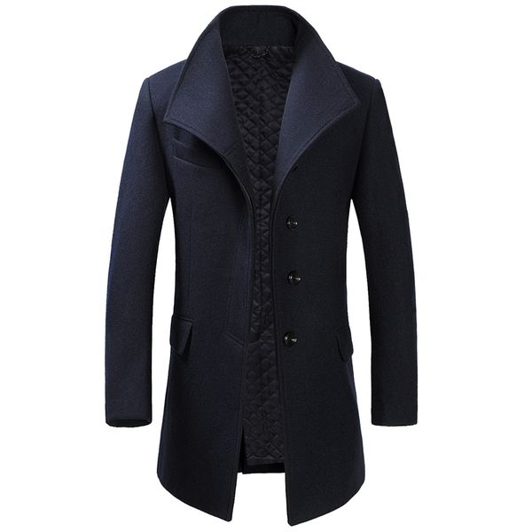 men's wool coat men long jacket thicken coats man winter 2020 woolen mens overcoat abrigo hombre kj248, Black
men's wool coat men long jacket thicken coats man winter 2020 woolen mens overcoat abrigo hombre kj248, Black