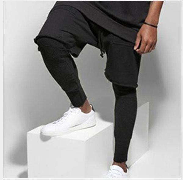 поддельные два дизайнерские брюки мужчины sweatpants повседневный street style solid color sport карандаш брюки мужские брюки моды, Black
поддельные два дизайнерские брюки мужчины sweatpants повседневный street style solid color sport карандаш брюки мужские брюки моды, Black