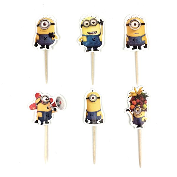 24pcs/set cartoon minions cupcake ers pick funny kids birthday party decoration event party wedding cake er supplies
24pcs/set cartoon minions cupcake ers pick funny kids birthday party decoration event party wedding cake er supplies