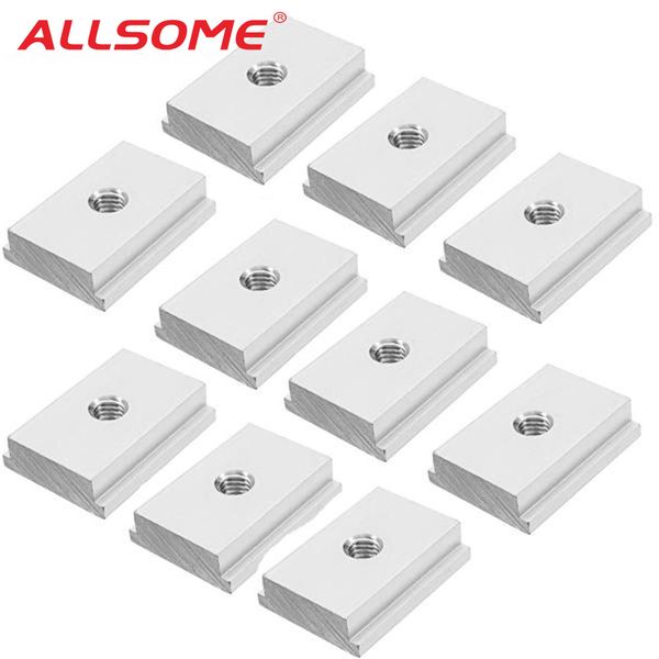 allsome 10pcs m6 m8 t slot nut t-track sliding nut for woodworking tool slot fastener ht1883
allsome 10pcs m6 m8 t slot nut t-track sliding nut for woodworking tool slot fastener ht1883