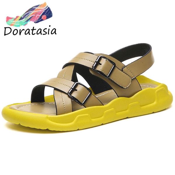 doratasia new fashion women casual low heel shoes summer sweet concise sandals women flat platform sandals, Black
doratasia new fashion women casual low heel shoes summer sweet concise sandals women flat platform sandals, Black