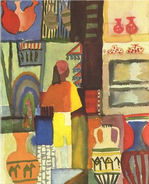 august macke - händler mit krügen home decor handcrafts /hd print oil painting on canvas wall art canvas pictures 191231
august macke - händler mit krügen home decor handcrafts /hd print oil painting on canvas wall art canvas pictures 191231