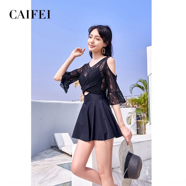 caifei 2020 female belly-covering slim lace spring backless one-piece dress swim swimsuit skirt swimming suit, White;black
caifei 2020 female belly-covering slim lace spring backless one-piece dress swim swimsuit skirt swimming suit, White;black
