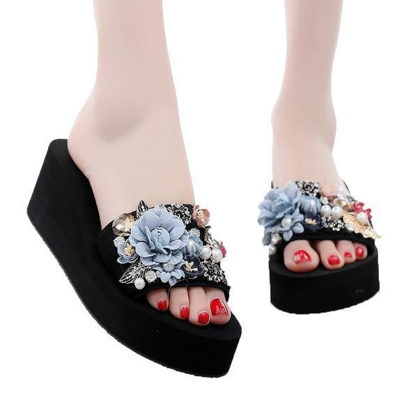 eillysevens ladies slippers winter women bohemian open toe slippers fashion non-slip wedge pearl beach shoes#g25, Black
eillysevens ladies slippers winter women bohemian open toe slippers fashion non-slip wedge pearl beach shoes#g25, Black
