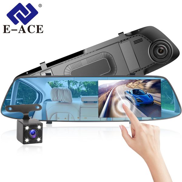 e-ace car dvr camera 5 inch touch screen dual lens rearview mirror video recorder fhd 1080p automobile dvr mirror dash cam
e-ace car dvr camera 5 inch touch screen dual lens rearview mirror video recorder fhd 1080p automobile dvr mirror dash cam