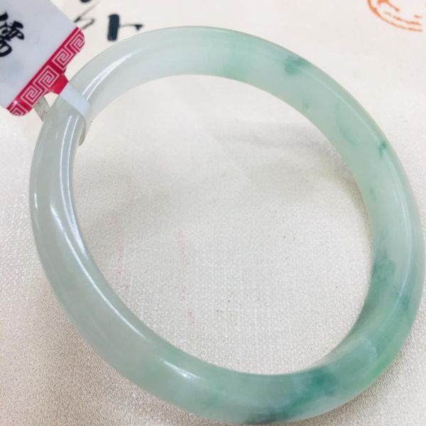 zheru jewelry pure natural jadeite bracelet natural elegant light color + green 54-62mm double color female princess jade bracel, Golden;silver
zheru jewelry pure natural jadeite bracelet natural elegant light color + green 54-62mm double color female princess jade bracel, Golden;silver