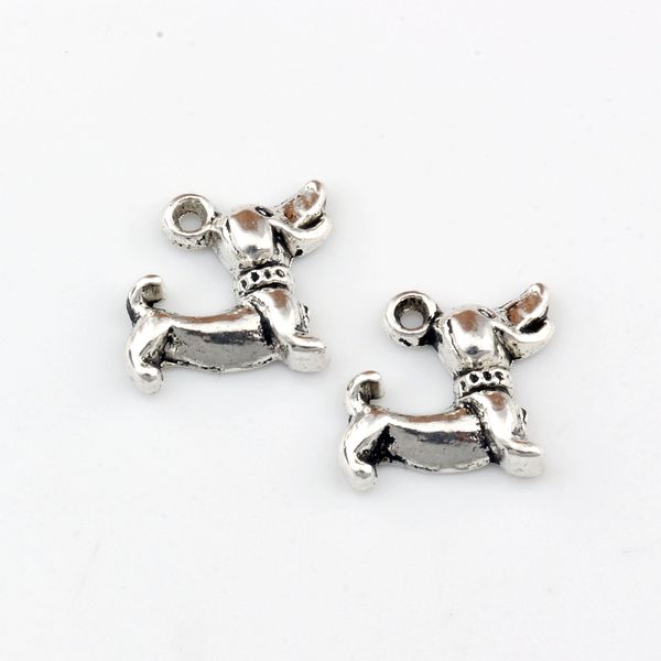 Antique silver Dachshund Dog Charm Pendants Alloy Jewelry DIY Fit Bracelets Necklace Earrings 200Pcs/lot 12.5x12.8mm A-438
Antique silver Dachshund Dog Charm Pendants Alloy Jewelry DIY Fit Bracelets Necklace Earrings 200Pcs/lot 12.5x12.8mm A-438