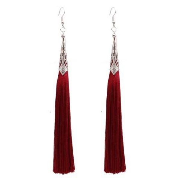 jewelry korean dangle tassel earrings iced cotton tassel earrings bohemian styles fit all drop earrings for womens, Silver
jewelry korean dangle tassel earrings iced cotton tassel earrings bohemian styles fit all drop earrings for womens, Silver