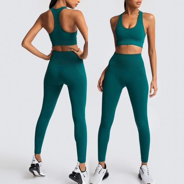 gym set women crop leggings high elastic seamless sport clothes for women yoga sets clothes, Black;blue
gym set women crop leggings high elastic seamless sport clothes for women yoga sets clothes, Black;blue