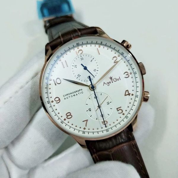 2020 iw luxury new men automatic mechanical silver rose gold watch black brown leather stainless steel sapphire glass white dial, Slivery;brown
2020 iw luxury new men automatic mechanical silver rose gold watch black brown leather stainless steel sapphire glass white dial, Slivery;brown