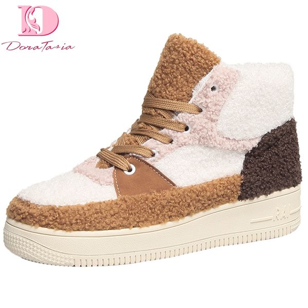 basic flock short plush flat with round toe lace-up solid ankle boots patchwork sneakers winter shoes women, Black
basic flock short plush flat with round toe lace-up solid ankle boots patchwork sneakers winter shoes women, Black