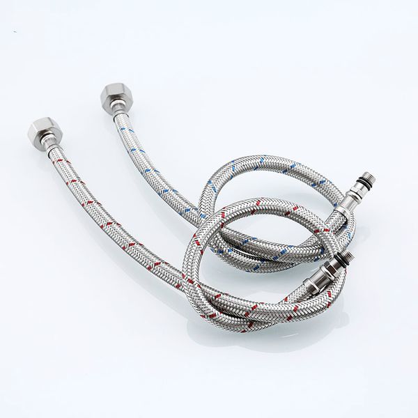 bathroom and kitchen faucet connector hose stainless steel faucet flexibletube pipe plumbing hose 2pcs
bathroom and kitchen faucet connector hose stainless steel faucet flexibletube pipe plumbing hose 2pcs