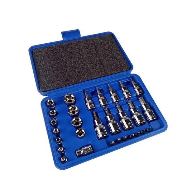 30pcs chrome vanadium steel star torx sockets bit set wrench ratchet screwdriver bit
30pcs chrome vanadium steel star torx sockets bit set wrench ratchet screwdriver bit