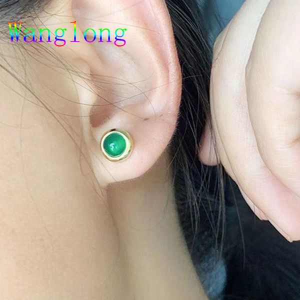 wanglong стерлингового серебра 925 природный зеленый халцедон серьги стержня 6 * 6mm покрыло белого золота или розового золота женщин изящны, Golden;silver
wanglong стерлингового серебра 925 природный зеленый халцедон серьги стержня 6 * 6mm покрыло белого золота или розового золота женщин изящны, Golden;silver