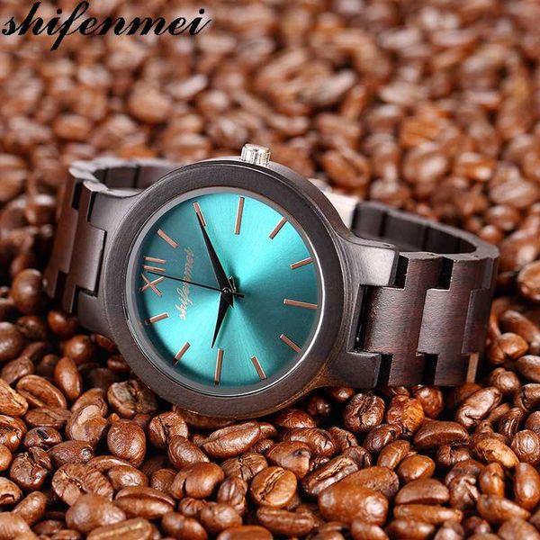 shifenmei wood watch men luxury relojes hombre wooden creative women quartz wrist watches new fashion clocks husband's gifts, Slivery;brown
shifenmei wood watch men luxury relojes hombre wooden creative women quartz wrist watches new fashion clocks husband's gifts, Slivery;brown