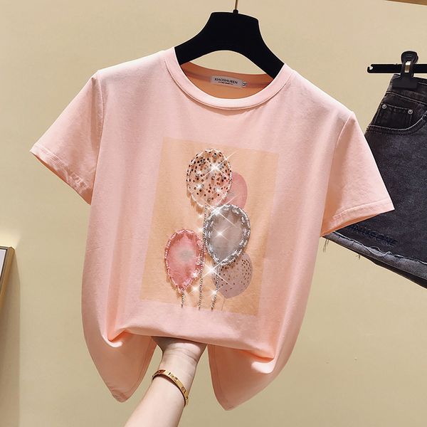 women's t-shirt gkfnmt pink t shirt women tshirt female cotton 2021 summer woman korean style fashion clothing tee femme, White
women's t-shirt gkfnmt pink t shirt women tshirt female cotton 2021 summer woman korean style fashion clothing tee femme, White