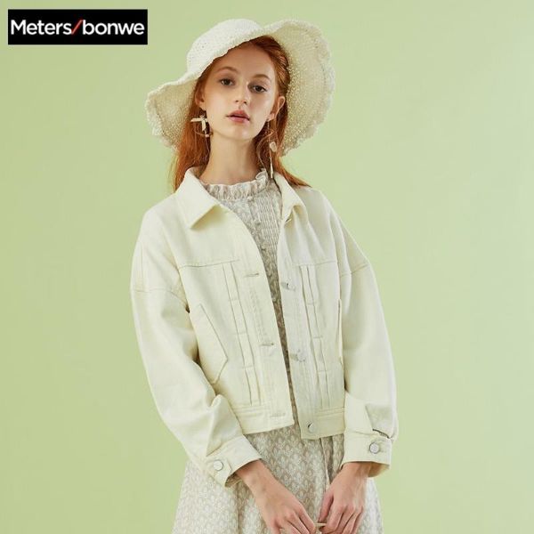 women's jackets metersbonwe denim jacket spring outfit 2021 short retro loose temperament casual ladies top, Black;brown
women's jackets metersbonwe denim jacket spring outfit 2021 short retro loose temperament casual ladies top, Black;brown
