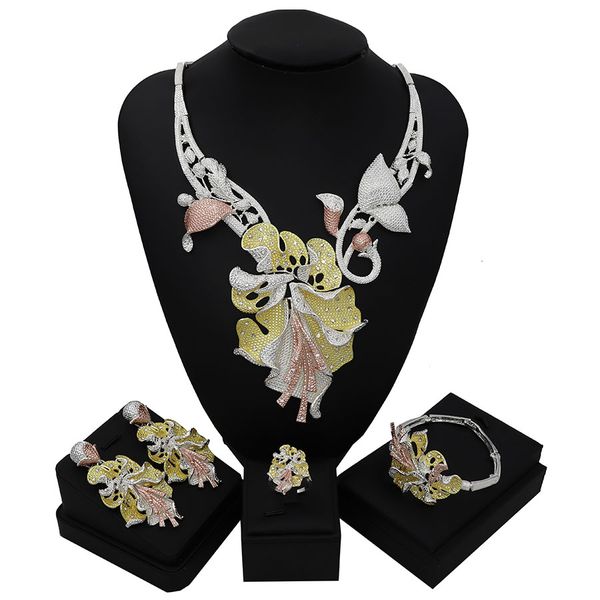 tsround colorful flower pendant design dubai luxury shinning wedding zircon set nigerian african costume jewelry, Silver
tsround colorful flower pendant design dubai luxury shinning wedding zircon set nigerian african costume jewelry, Silver