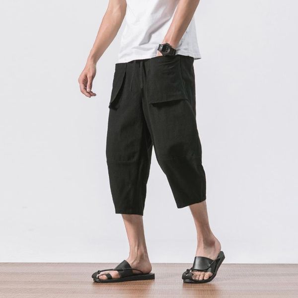 mrdonoo men's wide crotch harem pants loose summer large cropped trousers wide-legged bloomers chinese style flaxen baggy k55, White;black
mrdonoo men's wide crotch harem pants loose summer large cropped trousers wide-legged bloomers chinese style flaxen baggy k55, White;black