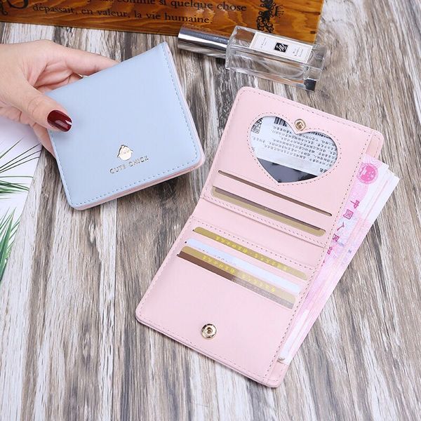small wallet female student korean version short cute 2019 new multi-function coin purse fashion ultra-thin two folding wallet, Red;black
small wallet female student korean version short cute 2019 new multi-function coin purse fashion ultra-thin two folding wallet, Red;black