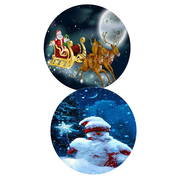 2pcs christmas vinyl elastic table cover, fits tables up to 47'' diameter, (santa claus and snowman
2pcs christmas vinyl elastic table cover, fits tables up to 47'' diameter, (santa claus and snowman