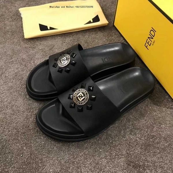 New men 039 lipper fa hion with brand andal cla ic tyle with box