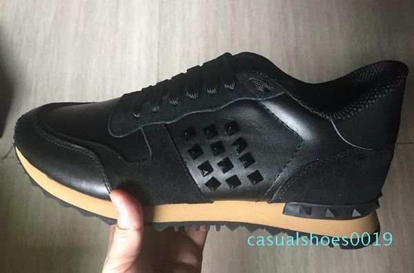 2020 designer rock stud sneaker shoes women and men casual shoes rock runner trainer party wedding shoes c19, Black
2020 designer rock stud sneaker shoes women and men casual shoes rock runner trainer party wedding shoes c19, Black