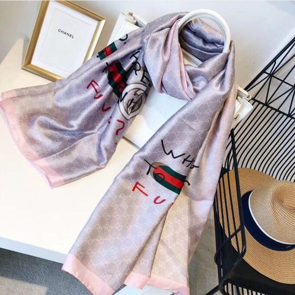 luxury quality classic european designer womens brands print silk scarf elegant ladies wrap gûccì scarves size 180x90cm, Blue;gray
luxury quality classic european designer womens brands print silk scarf elegant ladies wrap gûccì scarves size 180x90cm, Blue;gray