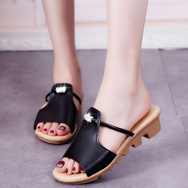 ladies beaded rhinestone student open toe slippers beach shoes non-slip slippers platform flat sole ladies casual soft big toe, Black
ladies beaded rhinestone student open toe slippers beach shoes non-slip slippers platform flat sole ladies casual soft big toe, Black