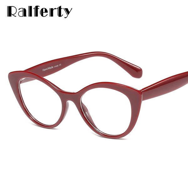 ralferty vintage women's glasses clear transparent eyeglass frames red points 2019 cat eye no diopter glases spectacle f95179, Black
ralferty vintage women's glasses clear transparent eyeglass frames red points 2019 cat eye no diopter glases spectacle f95179, Black