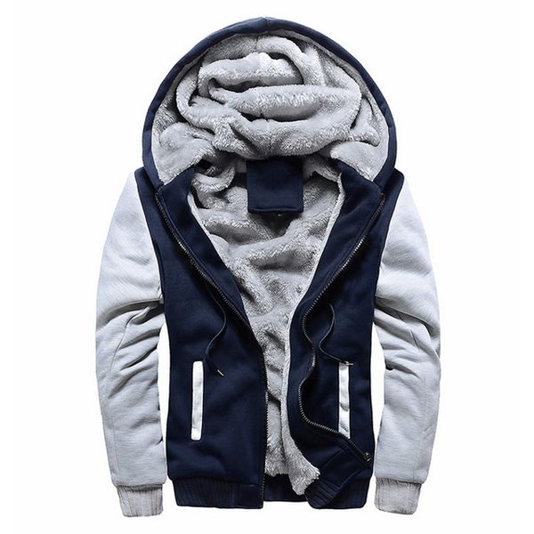 winter men jackets fleece warm hood thick parka velvet windproof coats cardigan sweatshirts hoodies zipper men hoodie jacket, Black
winter men jackets fleece warm hood thick parka velvet windproof coats cardigan sweatshirts hoodies zipper men hoodie jacket, Black