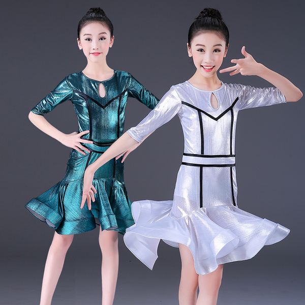 girls latin dress ballroom rumba practicing dance skirts kids child shiny latin costumes for latino dance, Black;red
girls latin dress ballroom rumba practicing dance skirts kids child shiny latin costumes for latino dance, Black;red