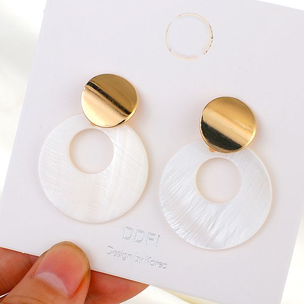 aensoa real natural shell earrings round pendant drop earrings fashion trendy geometric for women party gift jewelry, Silver
aensoa real natural shell earrings round pendant drop earrings fashion trendy geometric for women party gift jewelry, Silver