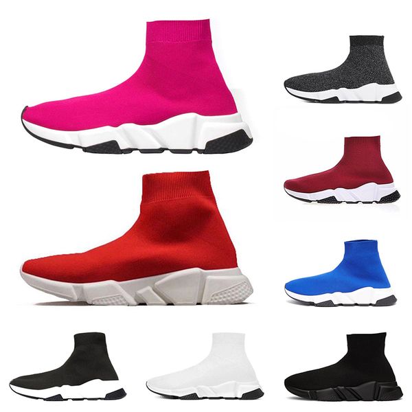 2020 designer sneakers speed trainer rose pink red white for men women run running sock shoes triple white black fashion trainers 36-45
2020 designer sneakers speed trainer rose pink red white for men women run running sock shoes triple white black fashion trainers 36-45