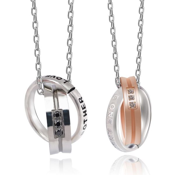 rose gold zircon pendant necklace women fashion couple alphabet necklace men stainless steel jewelry chain choker love, Silver
rose gold zircon pendant necklace women fashion couple alphabet necklace men stainless steel jewelry chain choker love, Silver