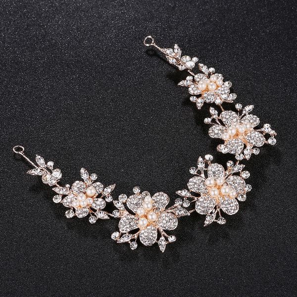 rose gold rhinestone flower headbands wedding hair jewelry accessories pearl handmade hairbands bridal women head decoration, Golden;white
rose gold rhinestone flower headbands wedding hair jewelry accessories pearl handmade hairbands bridal women head decoration, Golden;white
