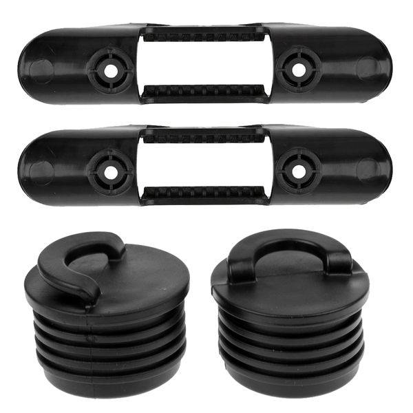 2 pieces kayak deck mounted paddle clip holder keeper + 2 pieces canoe inflatable boat scupper plugs ser
2 pieces kayak deck mounted paddle clip holder keeper + 2 pieces canoe inflatable boat scupper plugs ser