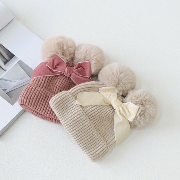 meihuida winter baby girl cute stuff double pompom bow thicker stretchy warm knitted hat beanie cap bonnet
meihuida winter baby girl cute stuff double pompom bow thicker stretchy warm knitted hat beanie cap bonnet